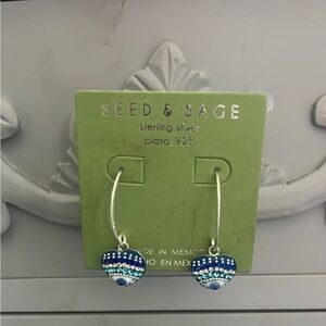 Seed & Sage Sterling Silver Earrings
